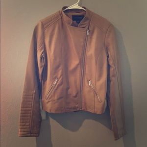 Faux Leather Moro Jacket
